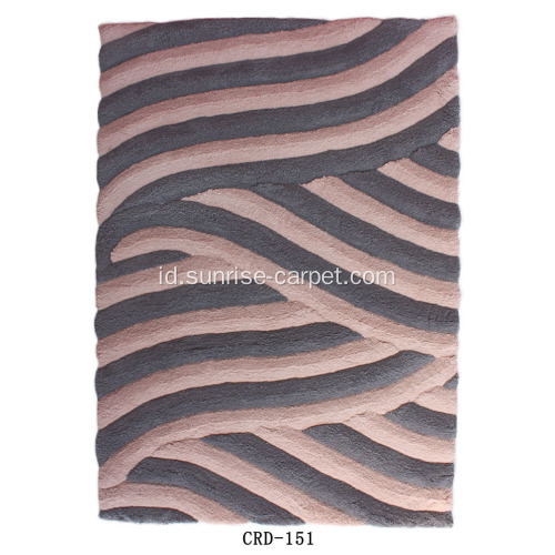 Soft Microfiber 3D Rug